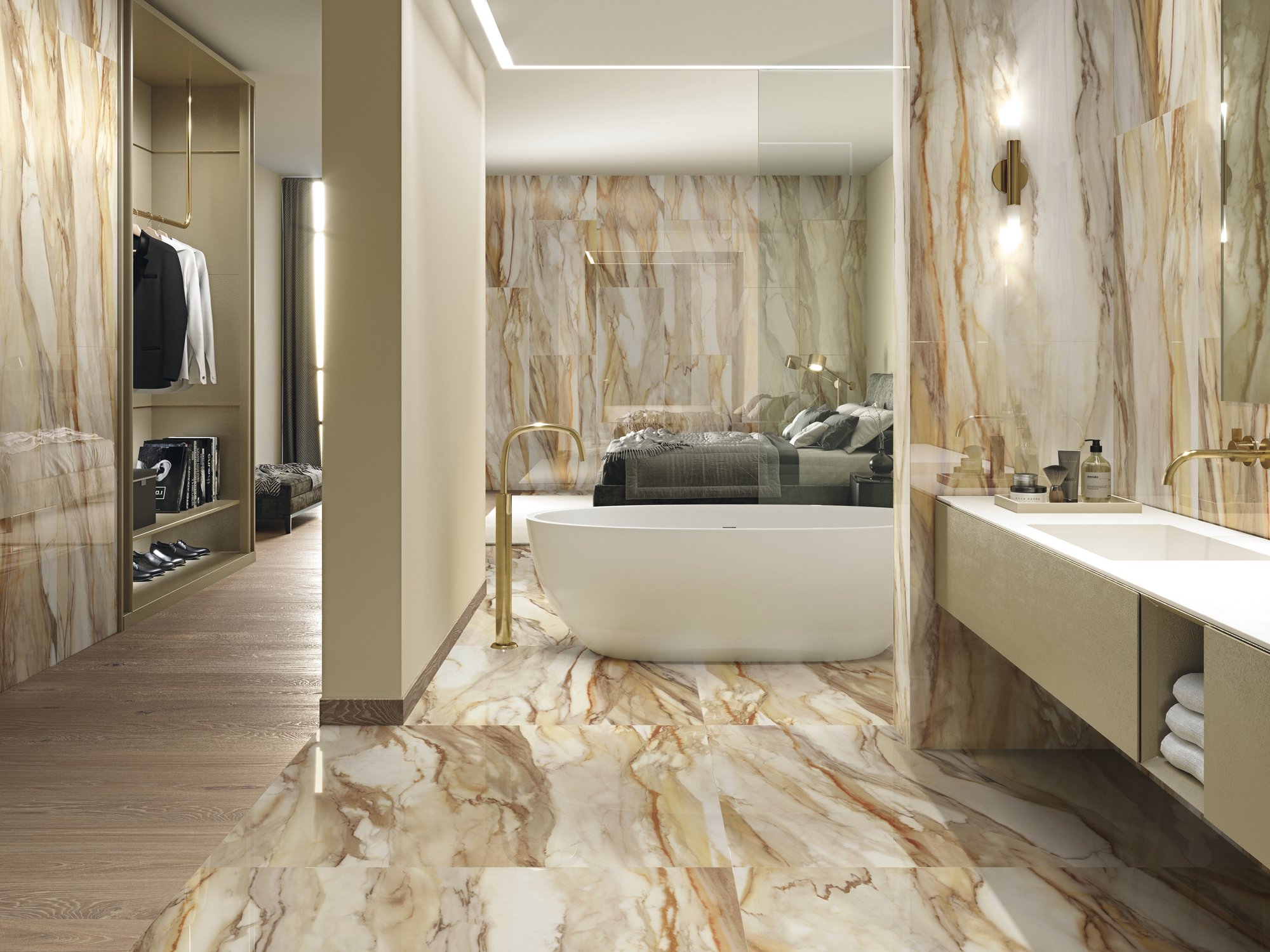 Керамогранит Onice Sky Pol Rect 60х120