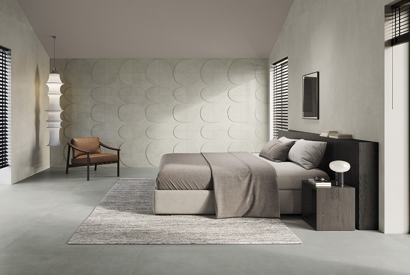 CEMENTI GREIGE / GREIGE DECORO LITO 3D / GREY