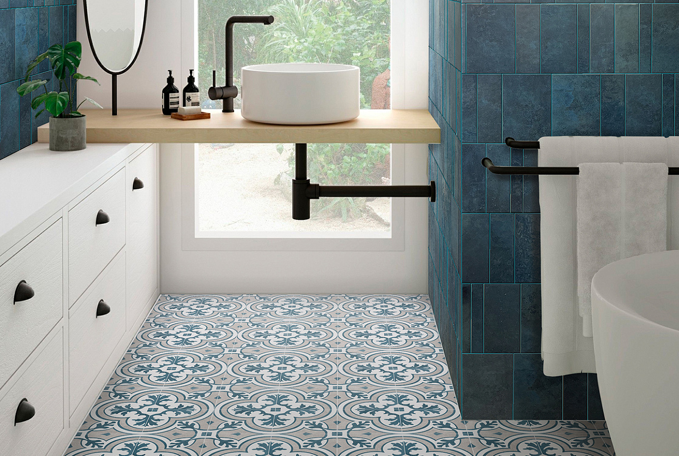 KIAN BLUE 30X60 / CARMEN BLUE 45X45