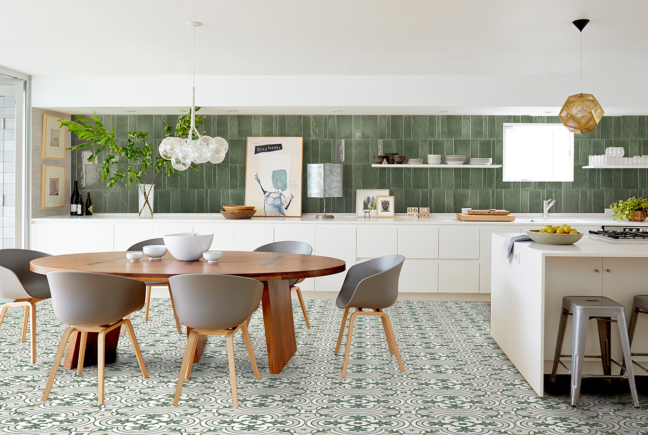KIAN GREEN 30X60 / CARMEN GREEN 45X45