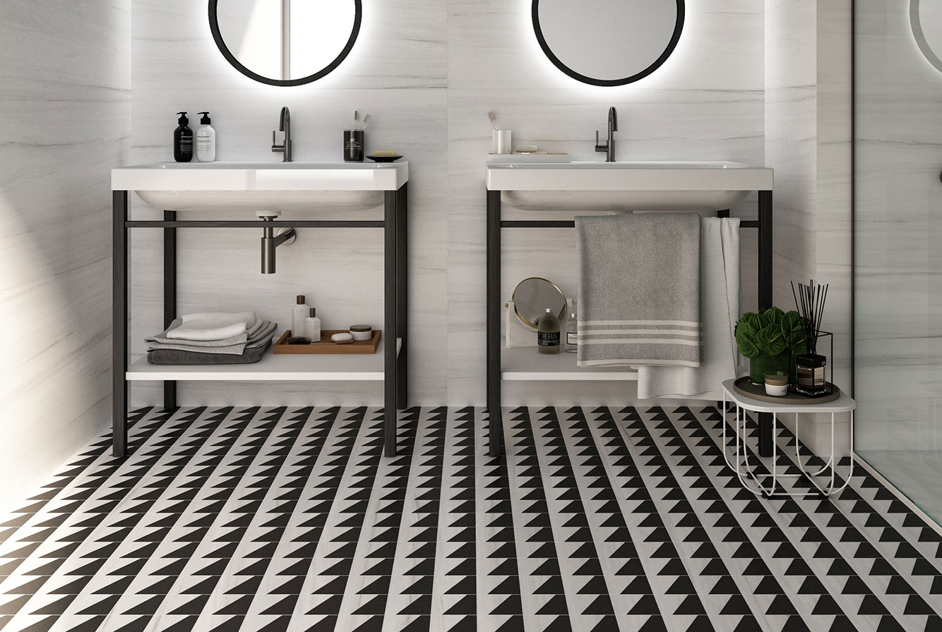 DOLOMITI 60x120 / MOSAICO TRAPEZIO LUSSO