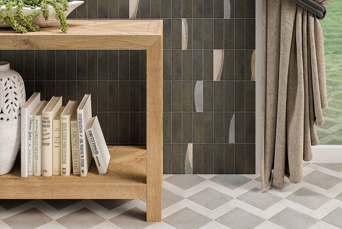 POTTERY GRAPHITE / NATURAL / SQUARE GREY / COSMIC GRAPHITE